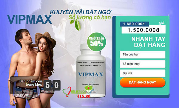 Có thể mua Vipmax ở đâu?